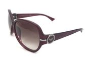 Emporio Armani Red 61mm Oversized Sunglasses Crystal