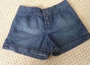 NEW "Seven7" women's size 4 blue denim jean shorts