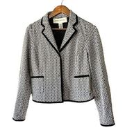 Doncaster Blazer White and Navy 4