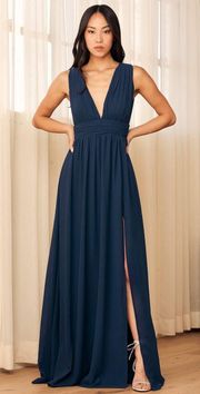 Lulus Navy Blue Prom / Formal Dress