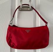 Prada Tessuto Nylon Pochette Shoulder Bag