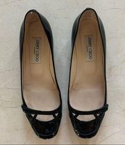 Jimmy Choo Patent Leather Flats Sz 37 / US 7