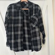 Black And White Plaid Flannel