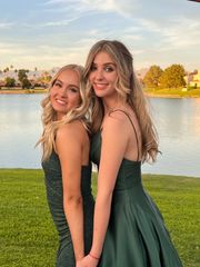 Sparkley Green Prom Dress