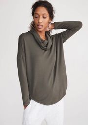 Lou & Grey Signature Soft Cowl Shirt Tail Top