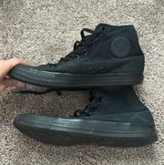 Converse Black Hi-Tops