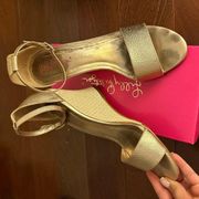 Gold Wedges size 9