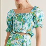 NWT FAITHFUL THE BRAND Lenora Top Gardone Floral Print XS