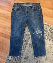 Size 12 Boyfriend Straight Jeans