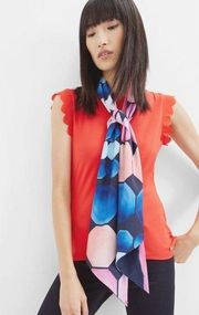 💕TED BAKER💕 Melba Marina Mosaic Skinny Scarf