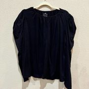 VELVET BY GRAHAM AND SPENCER WOMENS TOP‎ BLACK SIZE 1X TRACIE 05-EX