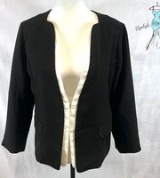 Kenneth Cole black and white career blazer jacket size medium