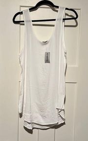 NWT white flowy tank top