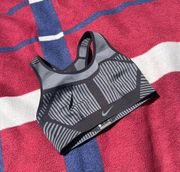 Nike  fly knit black and gray sports bra
Women’s S small