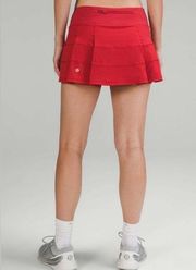 Lululemon Pace Rival Mid-Rise Skirt Persian Red Size 2 Regular