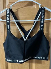 Black Strappy Sports Bra