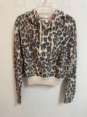 cheetah print sweatshirt