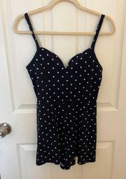 Navy Blue Romper