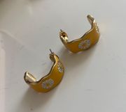 Yellow Earrings 