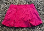 Lululemon Pace Rival Skirt Regular Sonic Pink Size 6