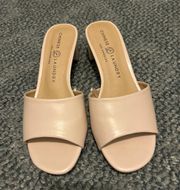 Cream Mule Heels - Brand New