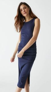 New. Michael Stars navy midi dress. Medium