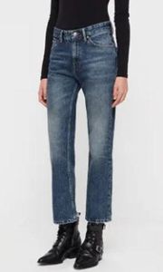 AllSaints Ava Straight Jeans in Vintage Indigo