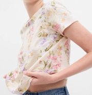 LoveShackFancy x gap shrunken floral tee