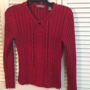 kate Hill sweater blouse. size  M