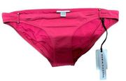 Robin Piccone luca pink punch bikini bottom studs size Large NEW