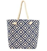 Summer & Rose Blue & Cream Beach Tote Shopper Bag