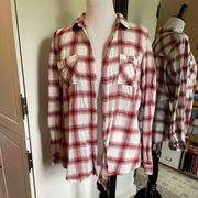 Maurices Large Plaid Flannel 