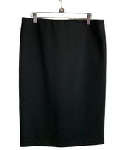 Vince Camuto Black Longer Pencil Skirt