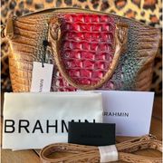 Brahmin Duxbury Satchel Lakeridge ombre Melbourne with matching Veronica Wallet‍