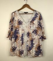 Floral Top Size 2X