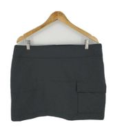 Title Nine Active Skirt Black Cargo Pocket Womens size 8 Black Yellow Gorpcore