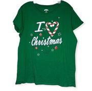Holiday Time "I Love Christmas" T-Shirt