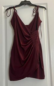 Maroon dress