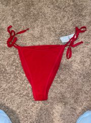 Red Swimsuit Bottoms 