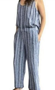 Cloth & Stone Striped Linen Jumpsuit