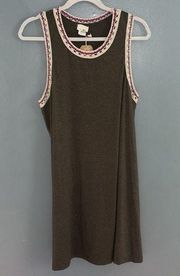 NWT Natural Life Tank Dress with Crochet Detailing