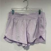 Lululemon Purple  tracker 4 inch shorts