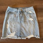 Womans jean skirt