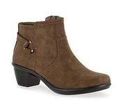 NIB $55  Brown Matte Dawnta Strap Harnessed 2” Heel Bootie 7