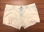 Bleached Jean Shorts