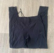 Nike  Dri-Fit Black Lightweight Nylon Joggers Size Small