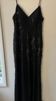 Black Sequin Prom Dress