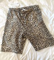 Cheetah Biker Shorts