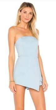 Strapless romper 