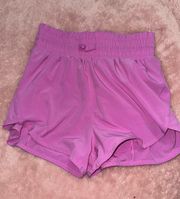 pink  shorts